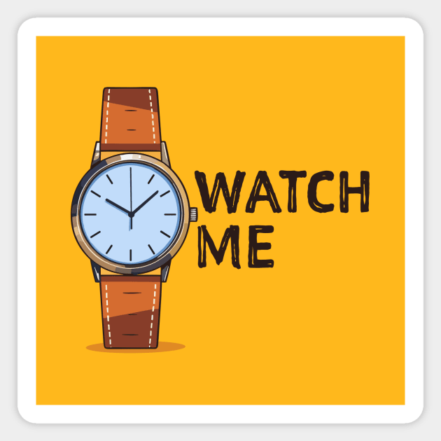 Watch Me Sticker by Mad Swell Designs